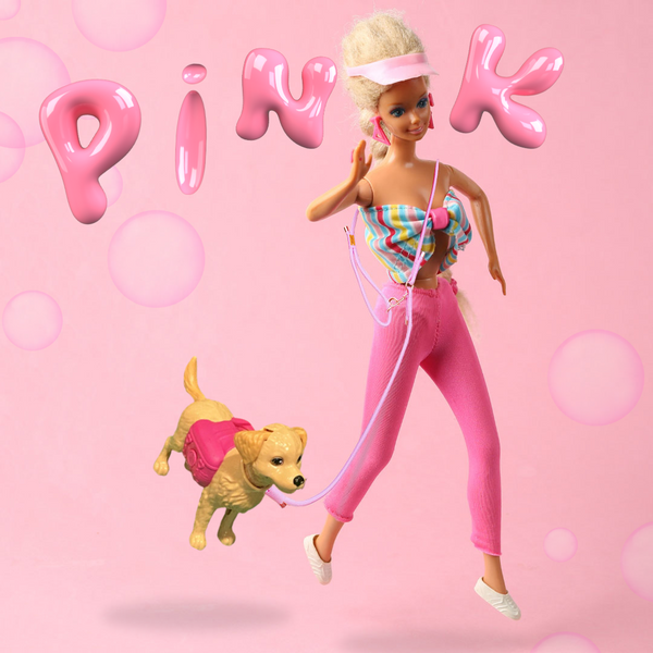 Bubble Gum Pink Hands-Free Rope Leash