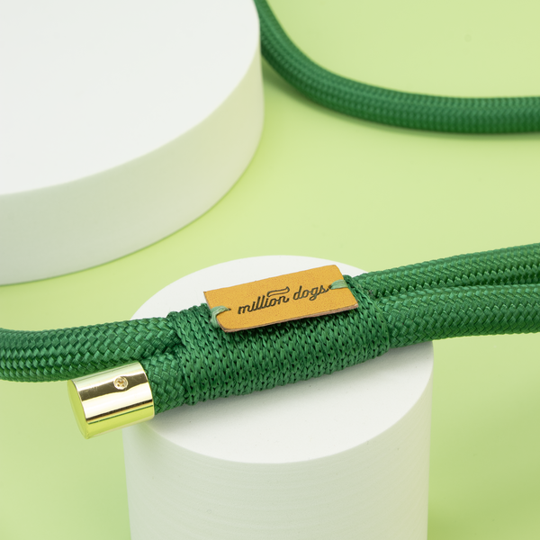 Kelly Green Hands-Free Rope Leash