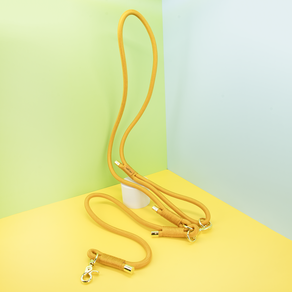 Mustard Hands-Free Rope Leash