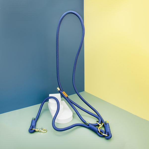 Midnight Indigo Hands-Free Rope Leash