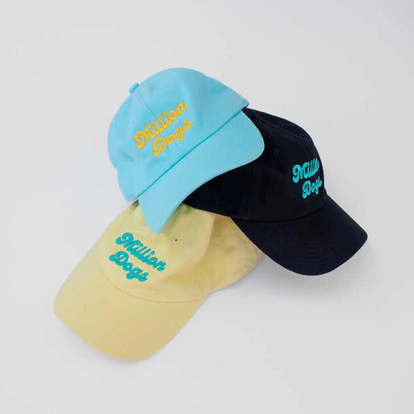 Black Million Dogs Logo Embroidered baseball caps