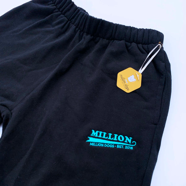 Million dogs Human Cozy Fleece Sweat Shorts for dog Walk