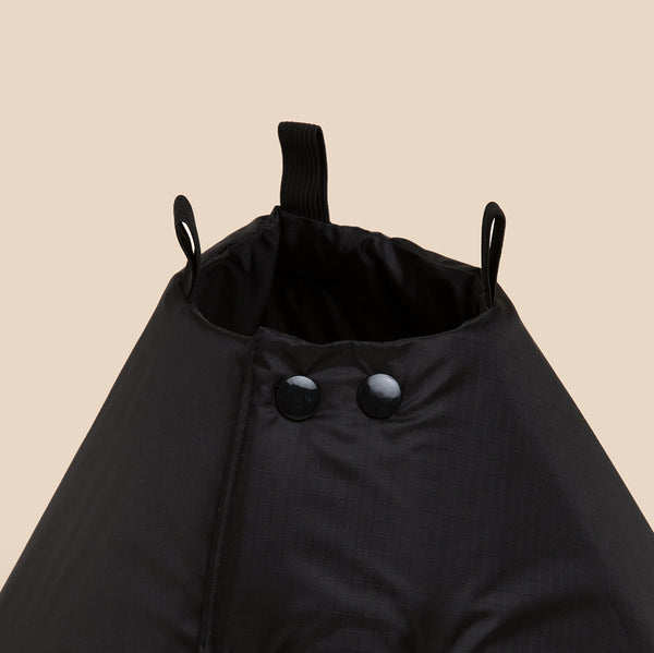 Million Dogs Classic Black Soft Alternative Healing Cones for dogs Elastic Loops