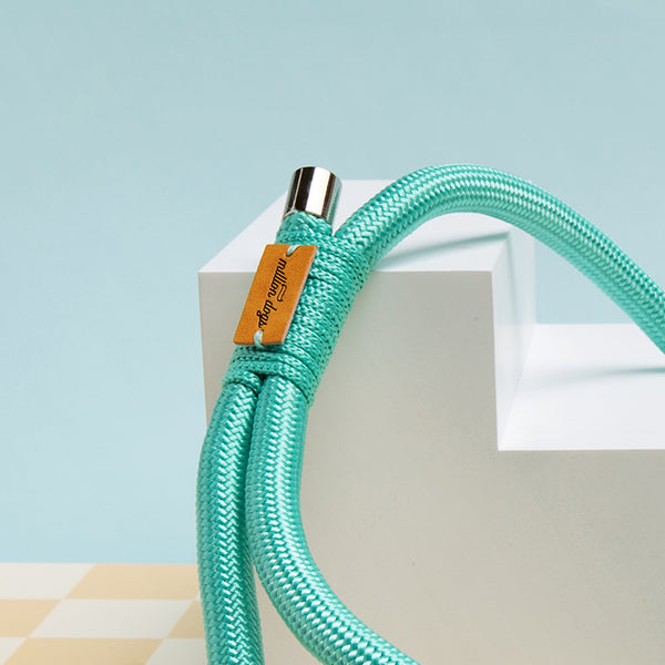 Million Dogs Tiffany Mint Hands Free Rope Dog Leash