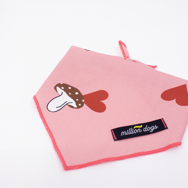 Mushroom dog bandana by Million Dogs