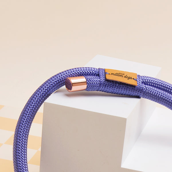 Million Dogs Purple Very Peri color Hands Free Rope Dog Leash
