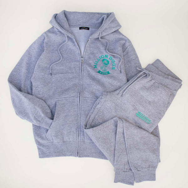 Women's Light H-Grey Cozy Fleece Sweatpants