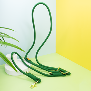 Kelly Green Hands-Free Rope Leash