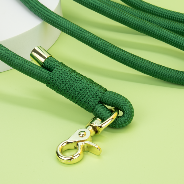 Kelly Green Hands-Free Rope Leash