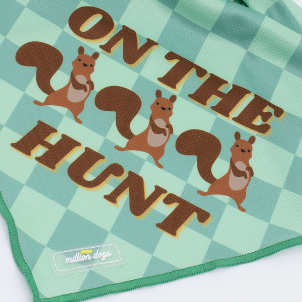 Cooling dog bandana - On the quarrel hunt by Million Dogs