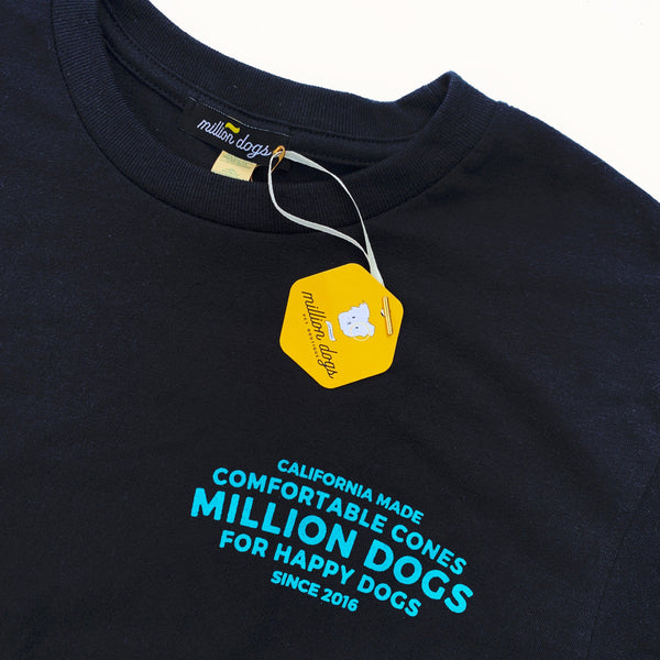 Unisex Million Dogs Black Graphic T-Shirts