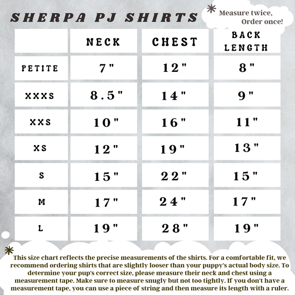 Sherpa PJ Shirts