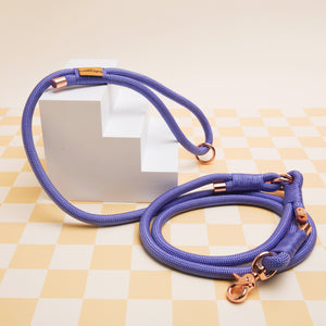 Purple Very Peri color Hands Free Rope Dog Leash