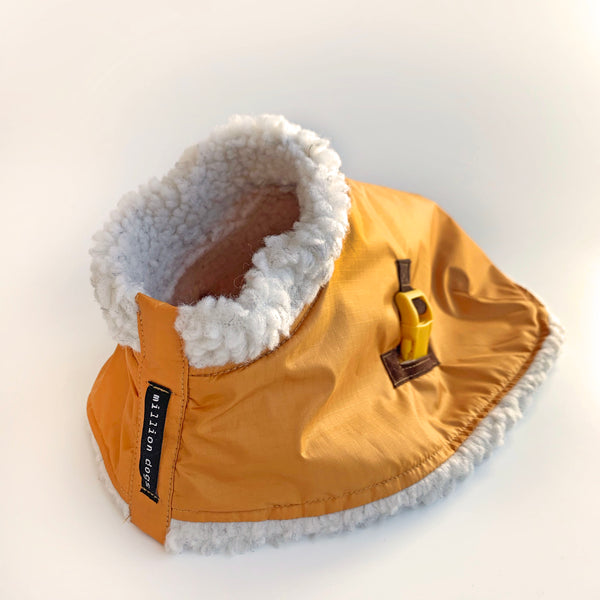 Sherpa Winter Coat - Mustard
