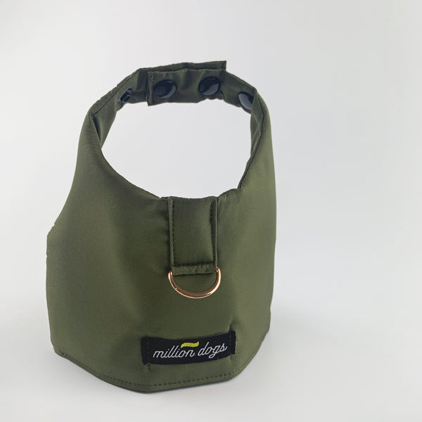 Olive Green Snap Harness